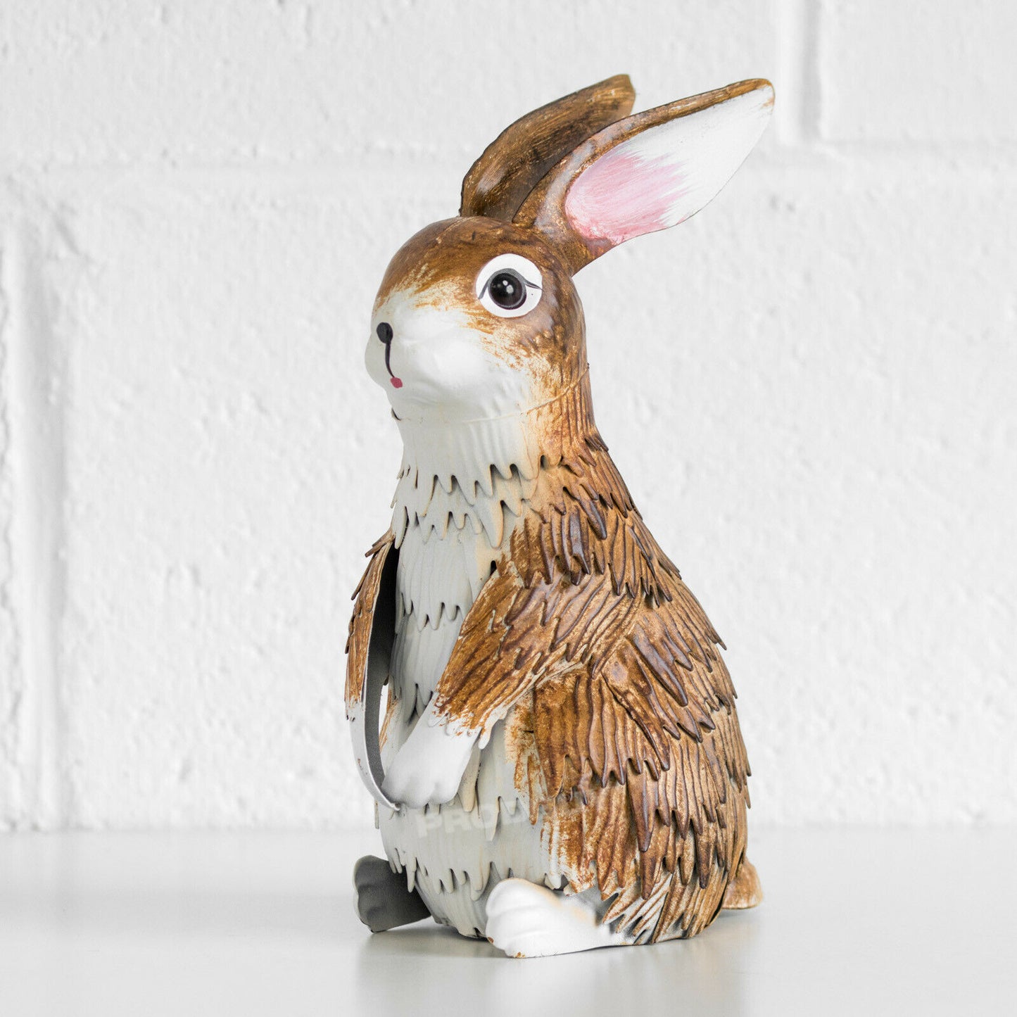 Metal 24cm Bunny Rabbit Garden Ornament