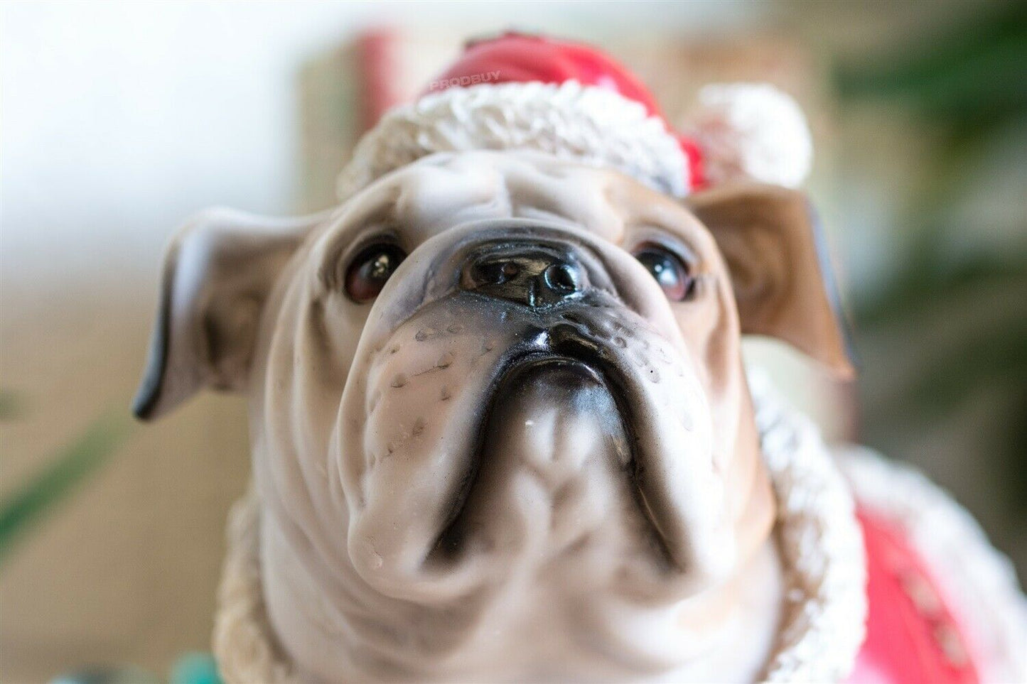 Christmas Bulldog Decorative Dog Ornament