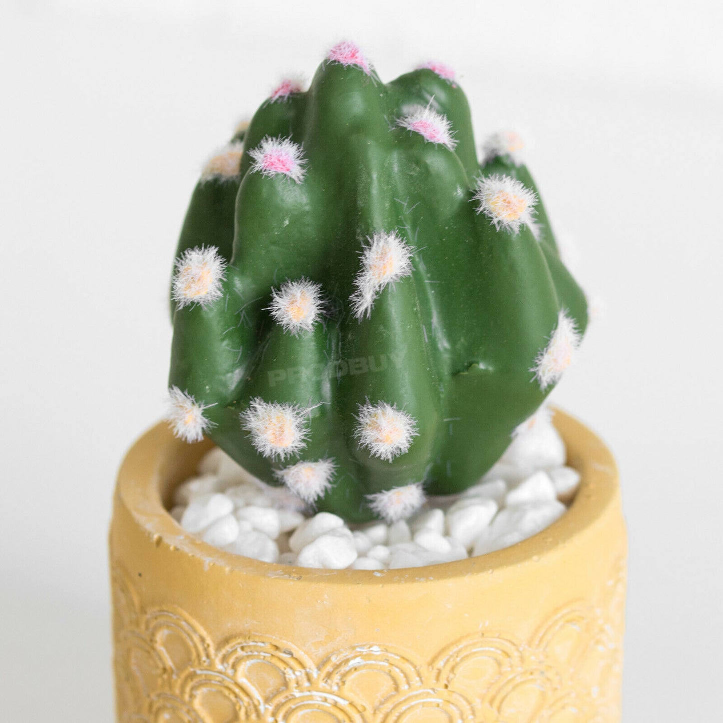 Set of 2 Small Artificial Cactus Succulents In Pots