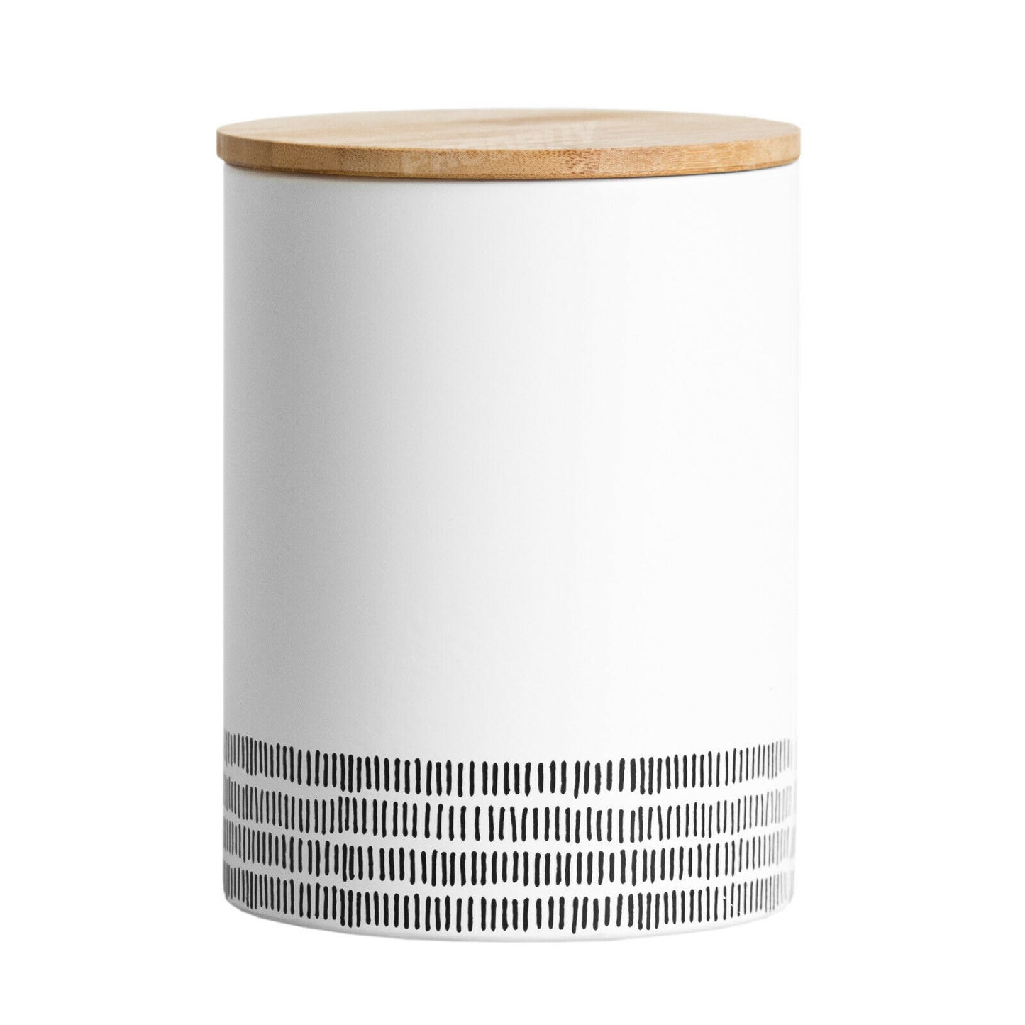 White 2 Litre Kitchen Storage Canister