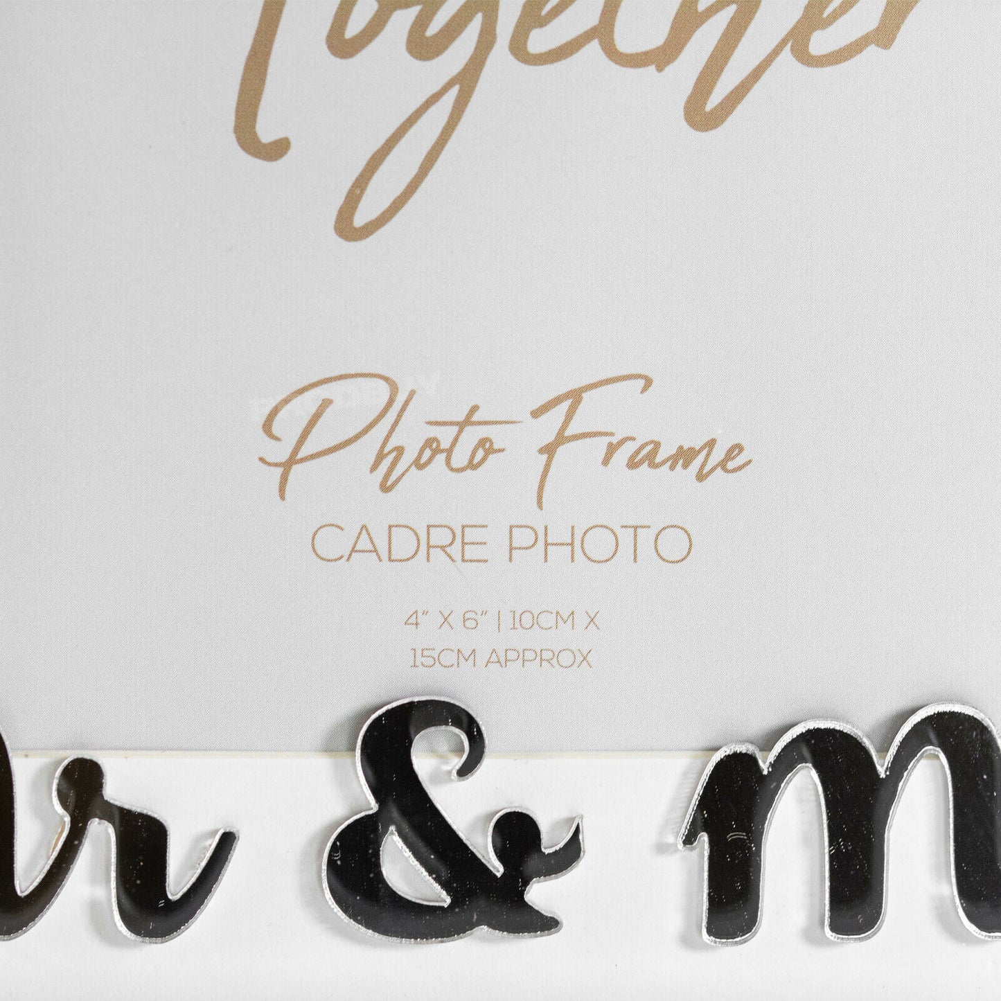 White Mr & Mrs Triple Photo Frame 4x6 Multi Picture