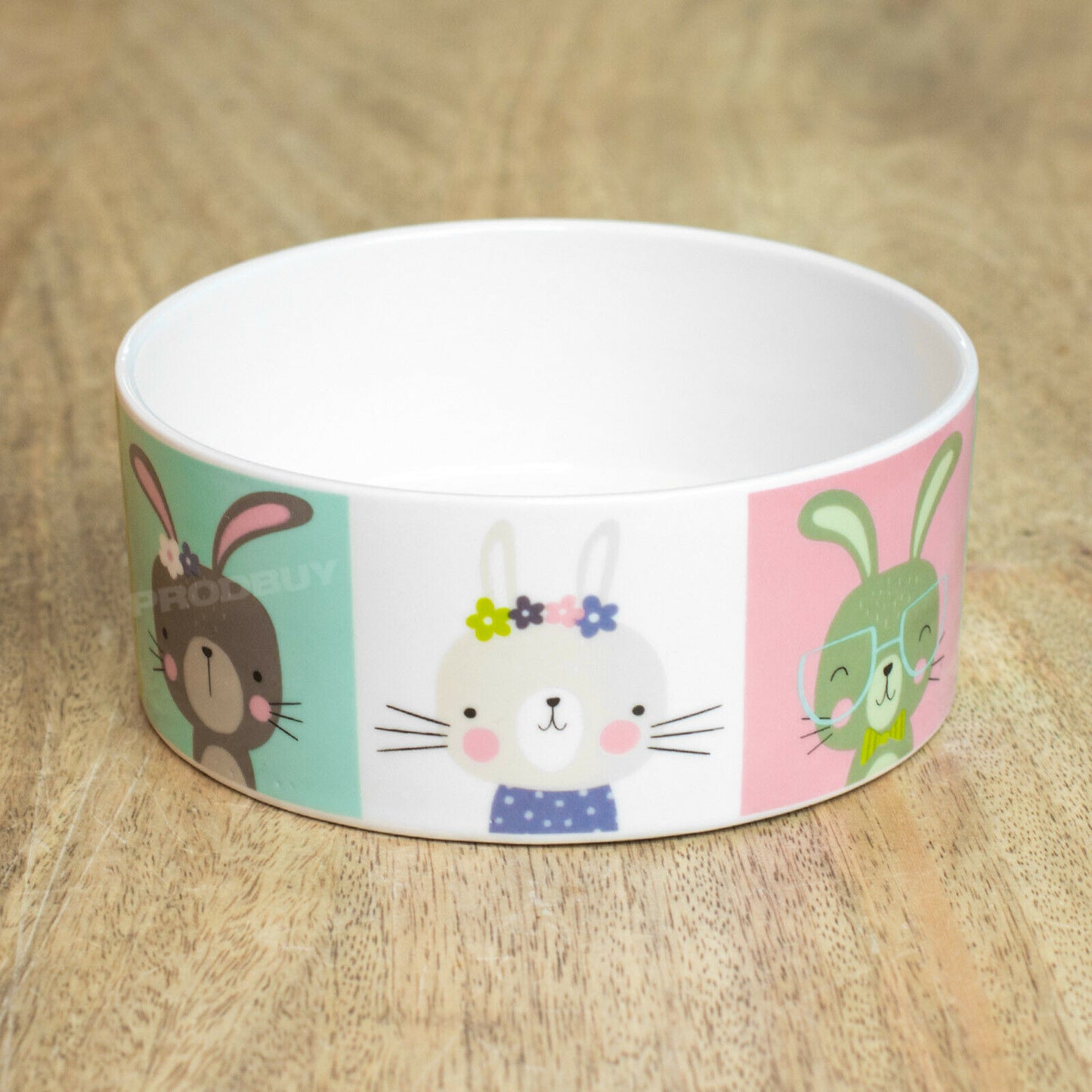 Mason Cash Rabbit Pawtraits Pet Food Bowl