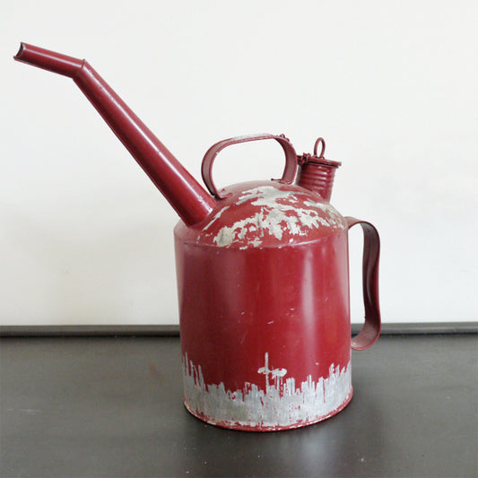 Decorative Rustic Metal Oil Watering Can Ornament