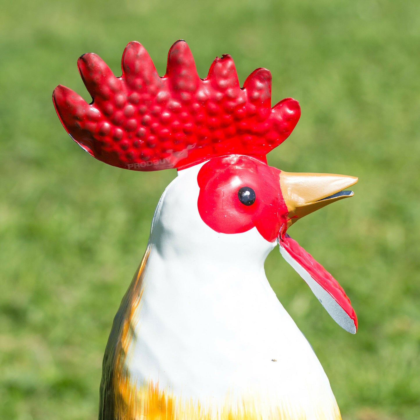 Farmyard Metal Rooster Garden Ornament