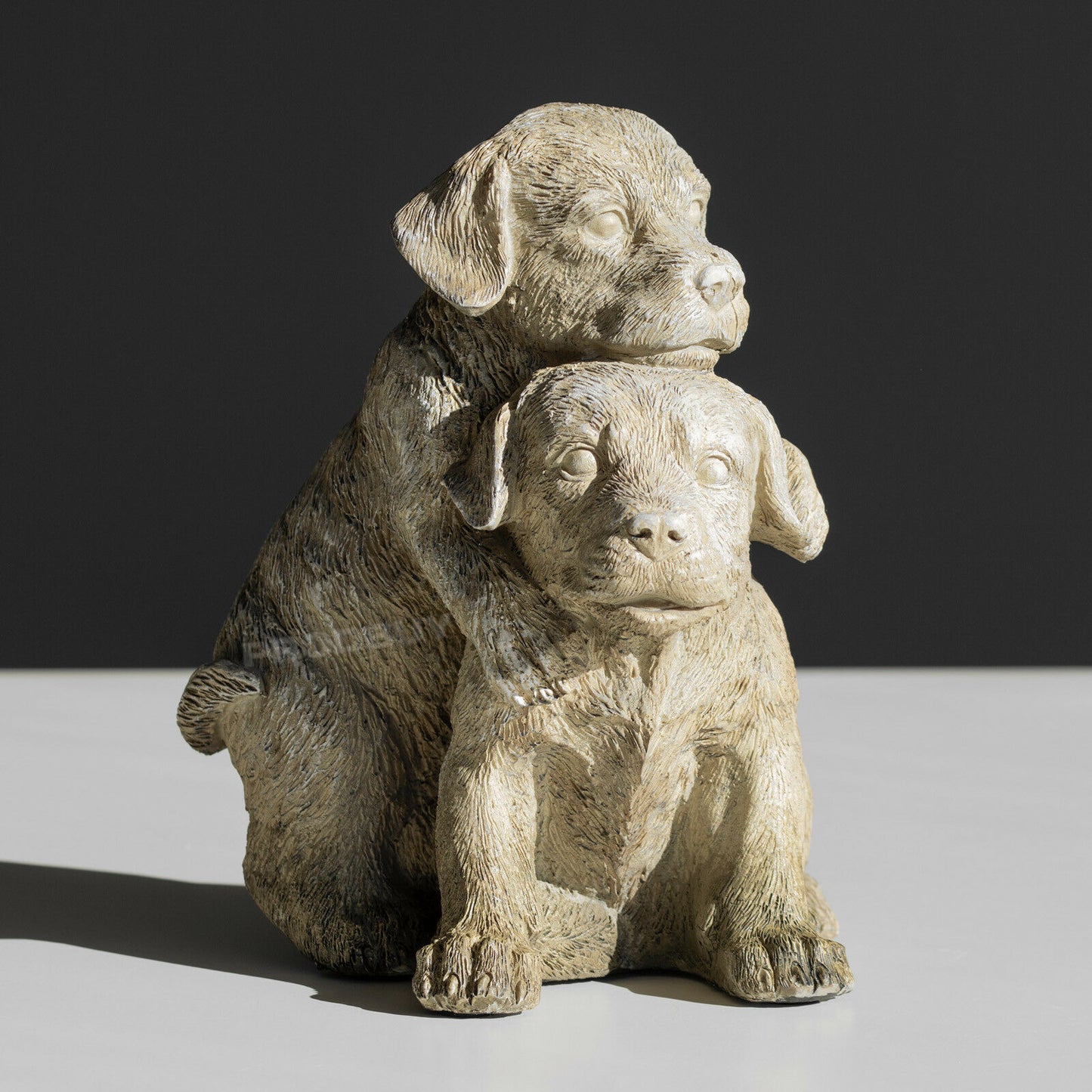Small 22cm Playing Puppy Dogs Ornament