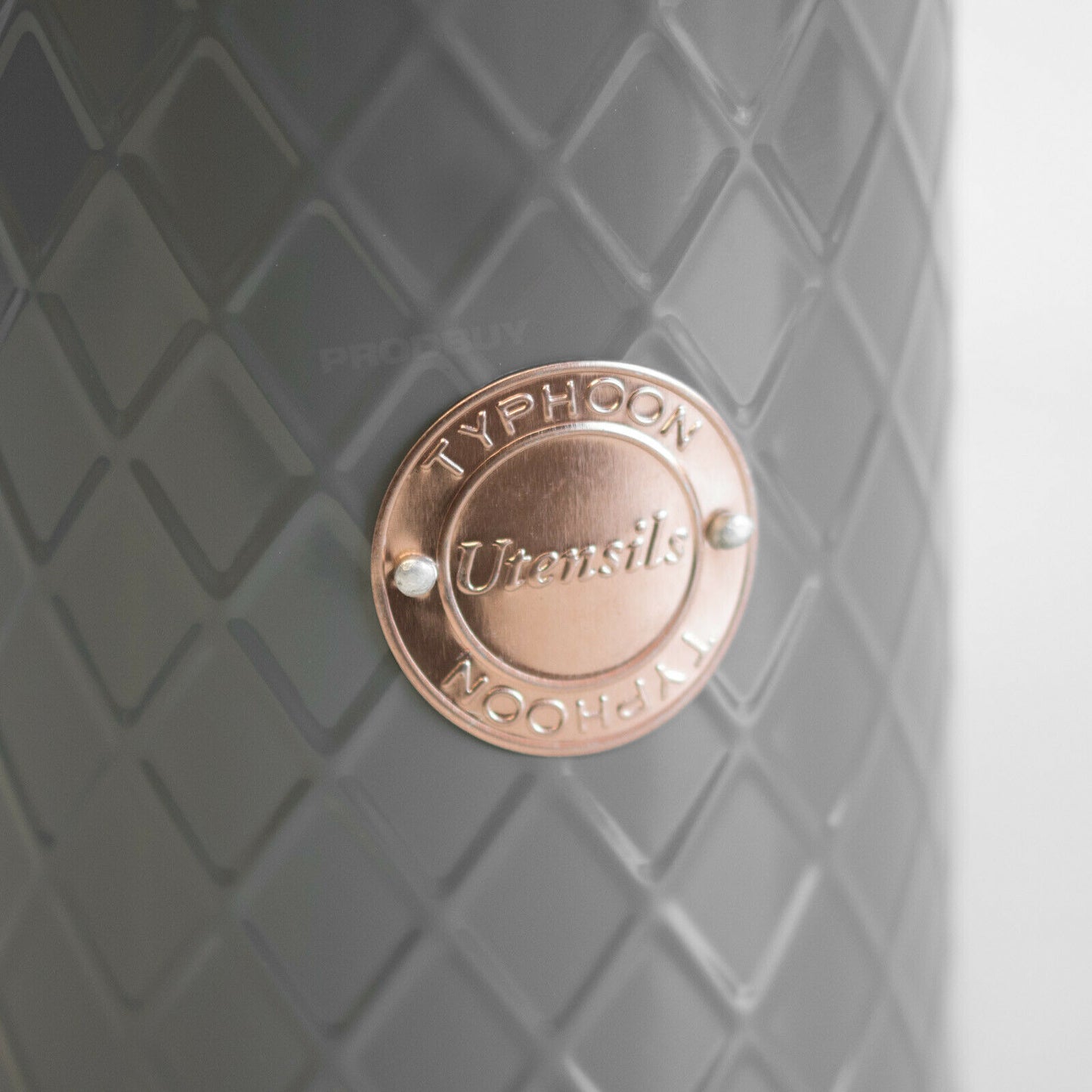 Typhoon Grey & Copper Kitchen Utensils Holder