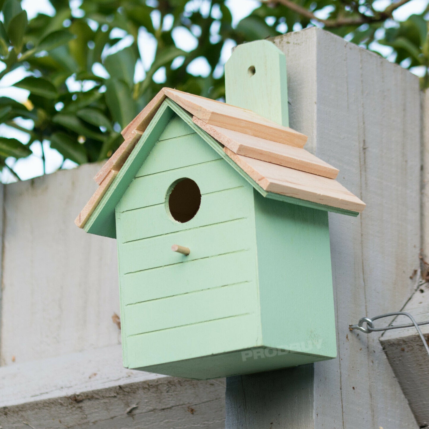 Wall Mounted Wooden Bird House