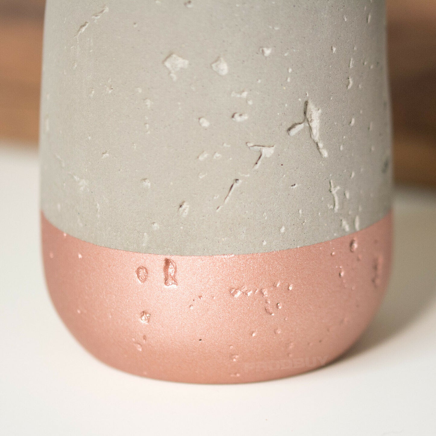 Grey & Copper Concrete Toothbrush Holder