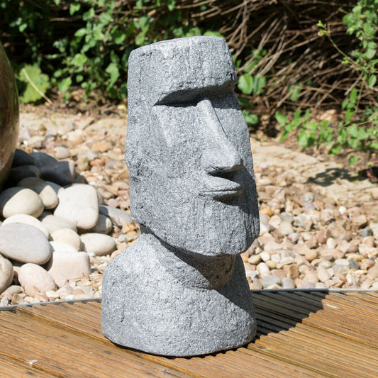 40cm Easter Island Moai Head Garden Statue