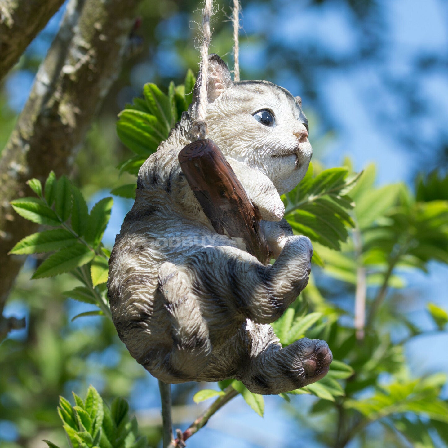 Hanging Cat Kitten Garden Decoration Ornament