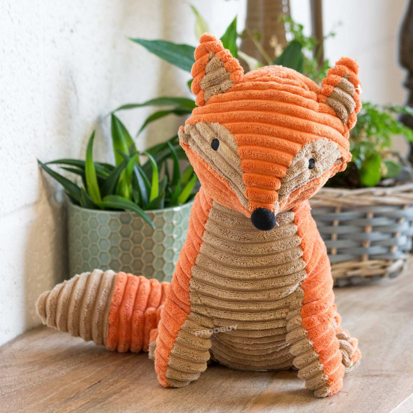 Colourful Orange Fox Novelty Door Stop Fabric 1.5kg