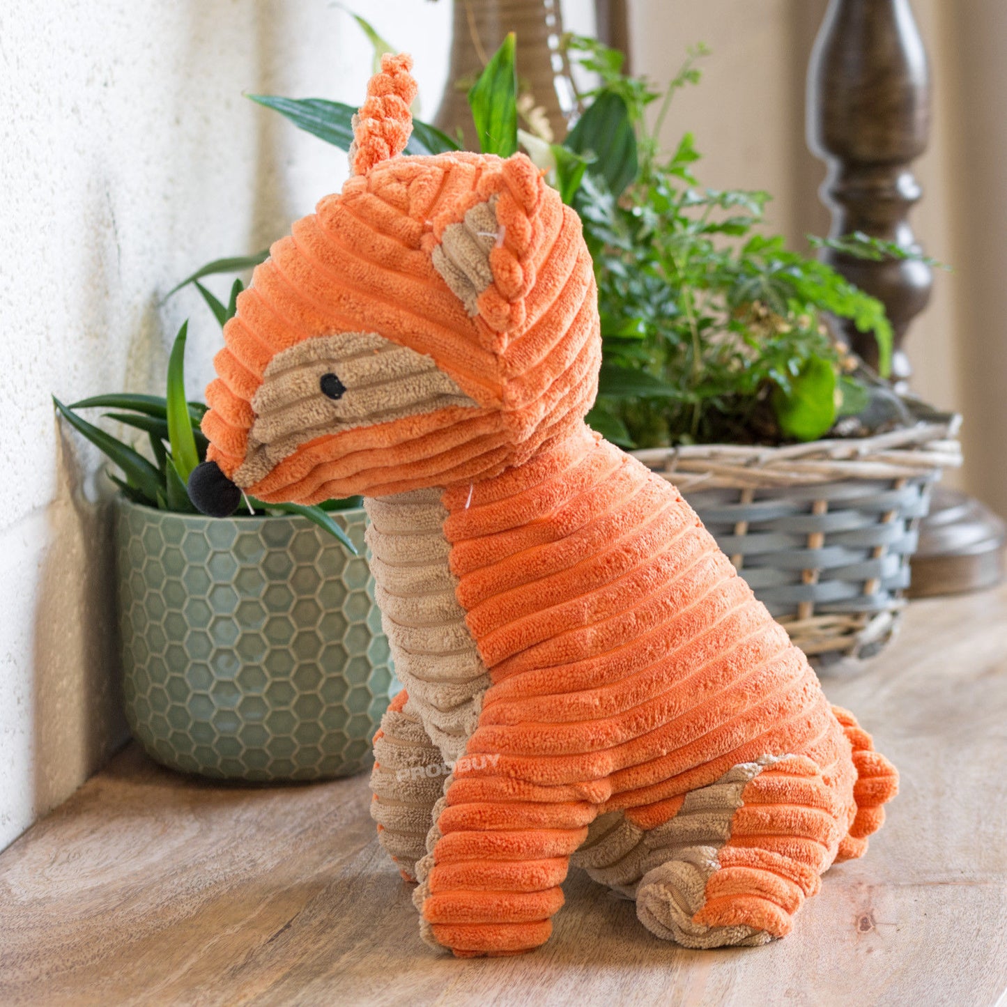 Colourful Orange Fox Novelty Door Stop Fabric 1.5kg