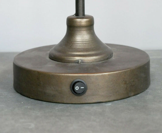 Industrial Mic Shape Metal Table Light Battery Operated Lamp