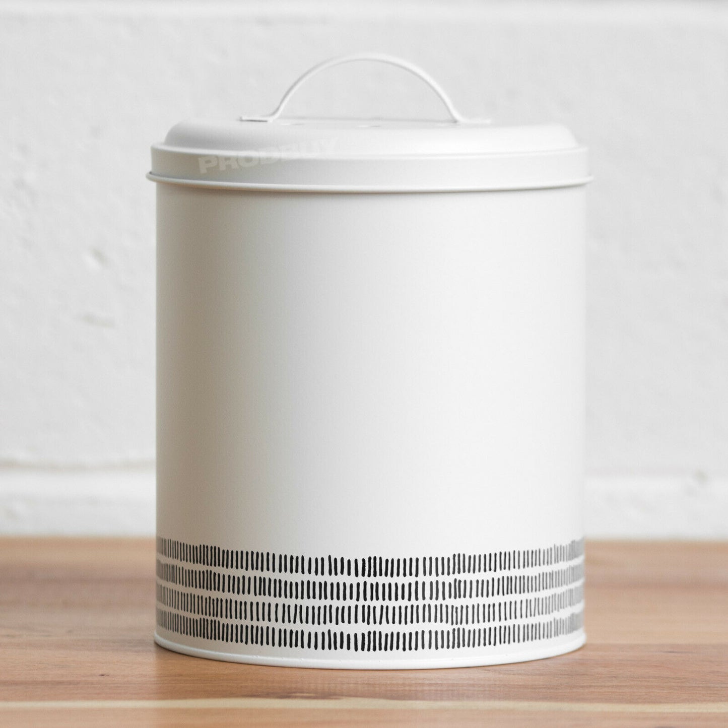 White Kitchen Compost Caddy 2.5 Litre Food Waste Bin
