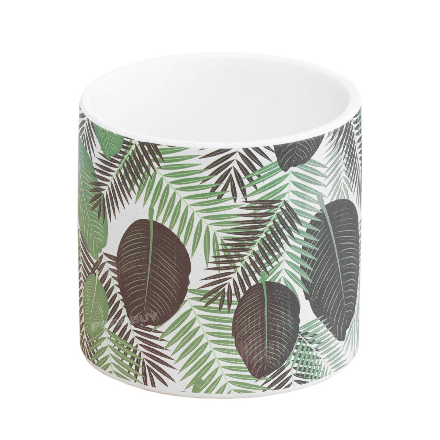 Floral Leaves Large 14.5cm Plant Pot
