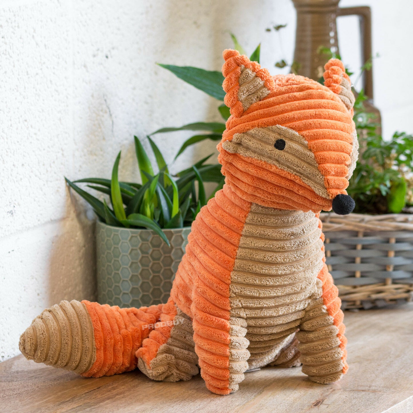 Colourful Orange Fox Novelty Door Stop Fabric 1.5kg