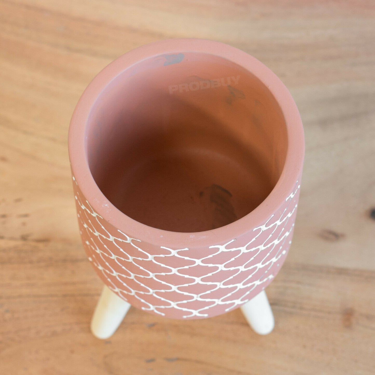 Terracotta Small Round Planter with Legs