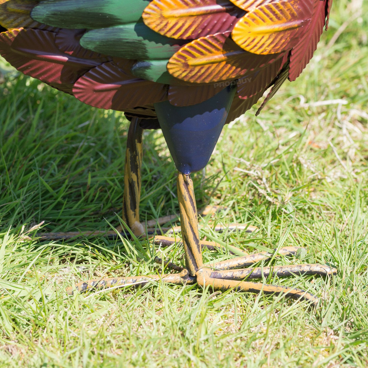 Farmyard Metal Rooster Garden Ornament
