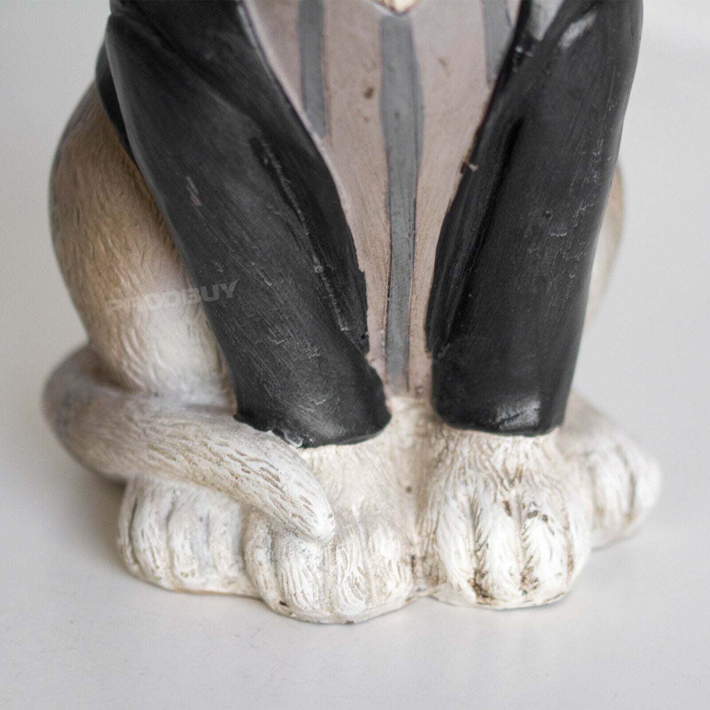 Gentleman Cat In Top Hat & Suit Resin Ornament 25cm