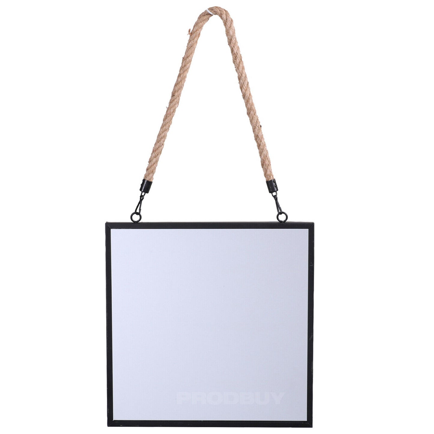 Square Rope Hanging 30cm Wall Mirror