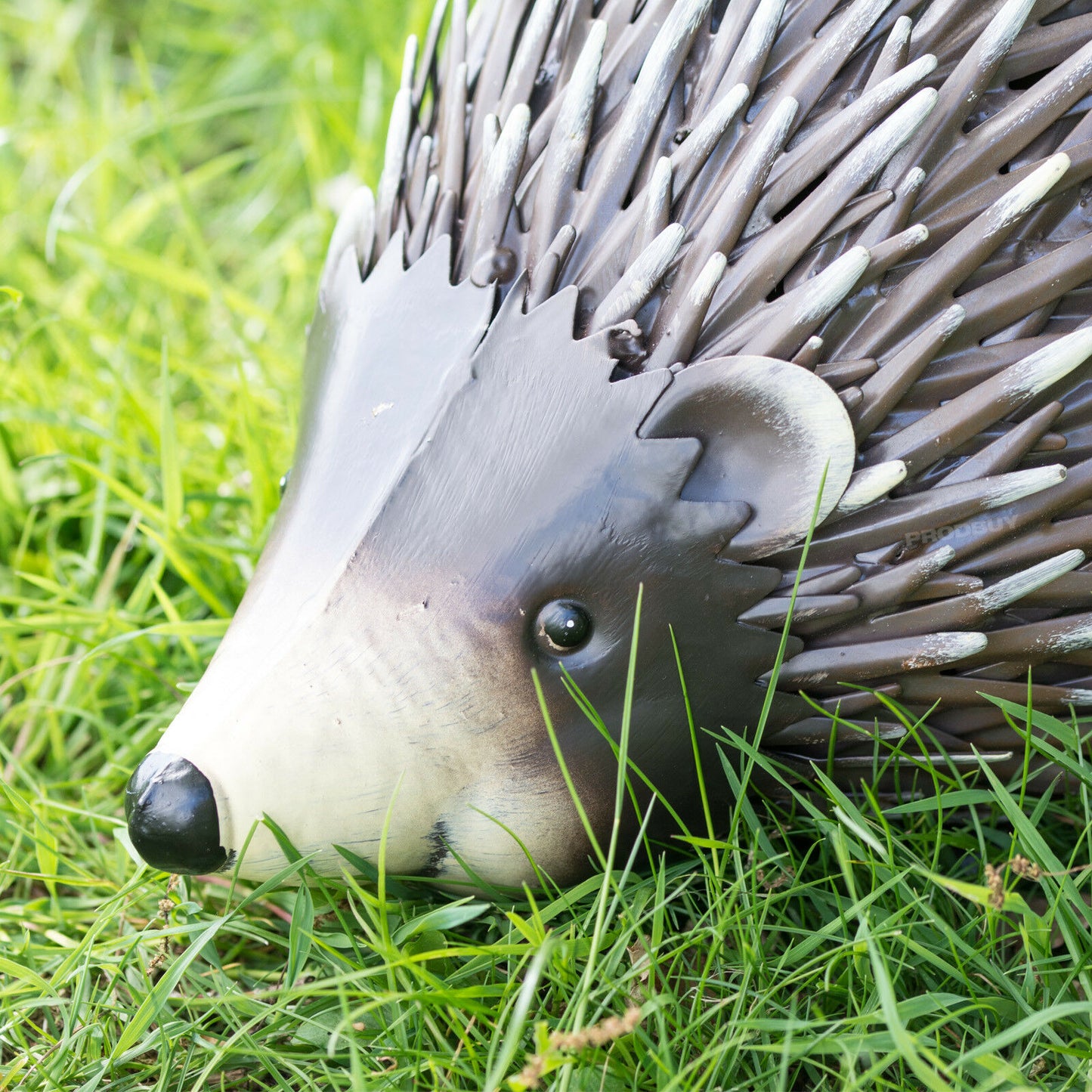 Happy Hedgehog 30cm Metal Garden Ornament
