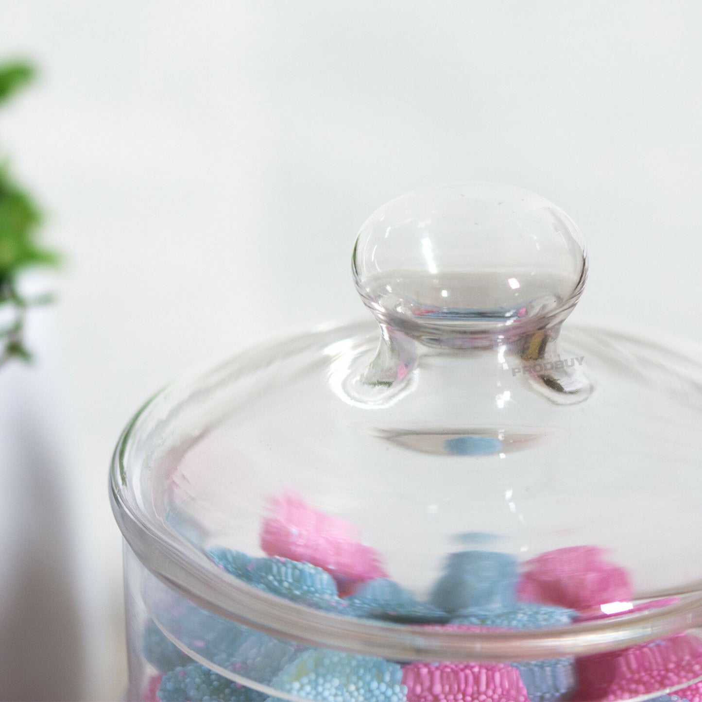 Vintage 3 Tier Stackable Glass Storage Sweets Jar