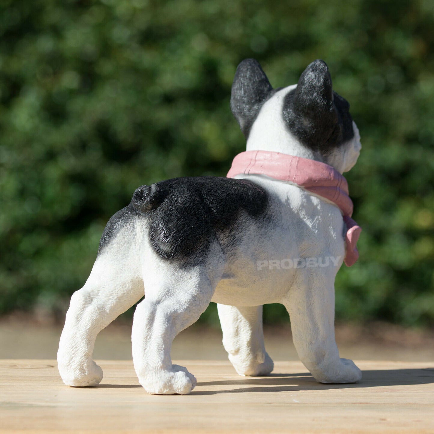 Pink Scarf French Bulldog Dog Ornament