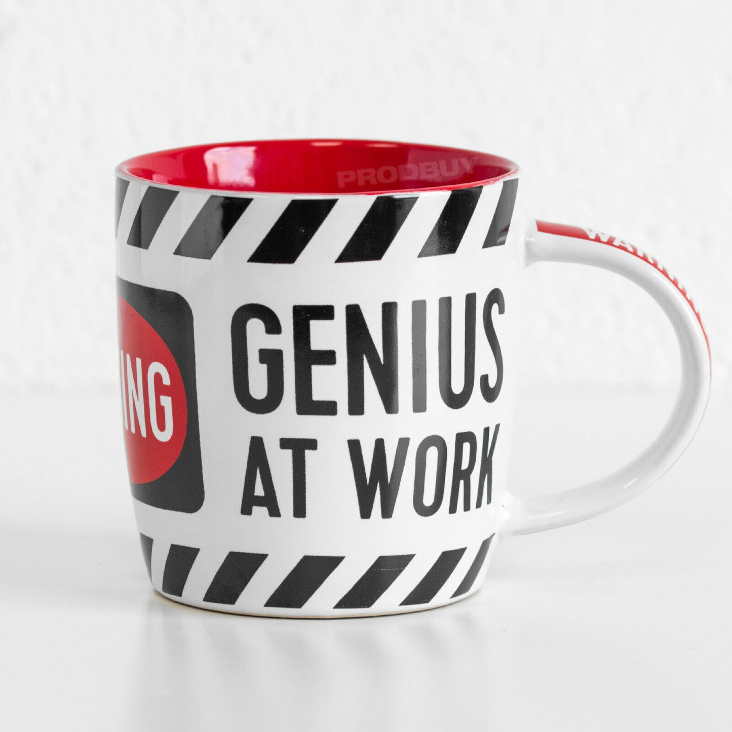 'Warning Genius At Work' Coffee Mug