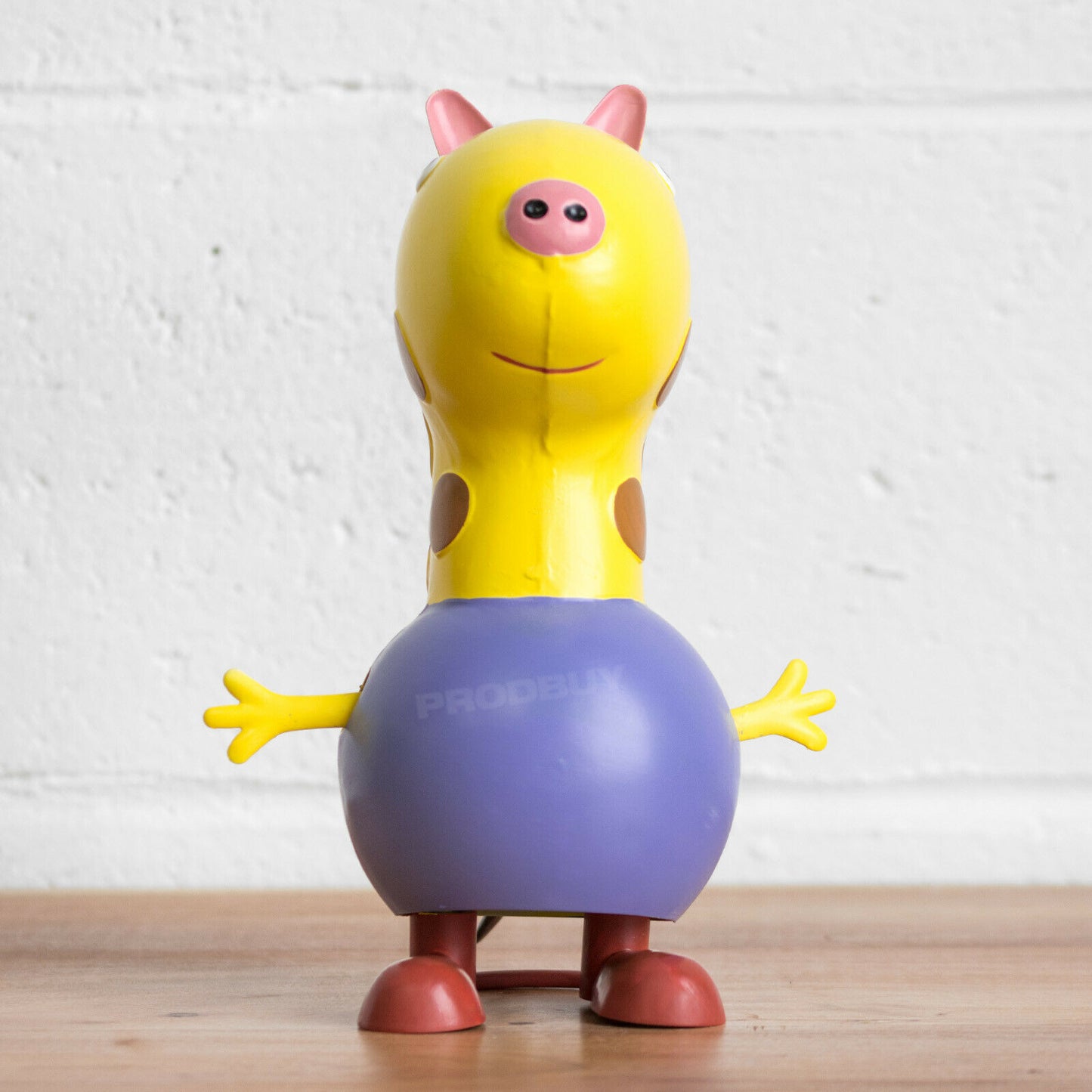 Cute 'Gerald Giraffe' Ornament Metal Nodding Peppa Pig Figure
