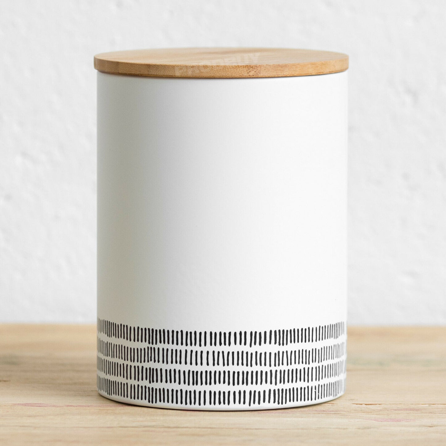 White 2 Litre Kitchen Storage Canister