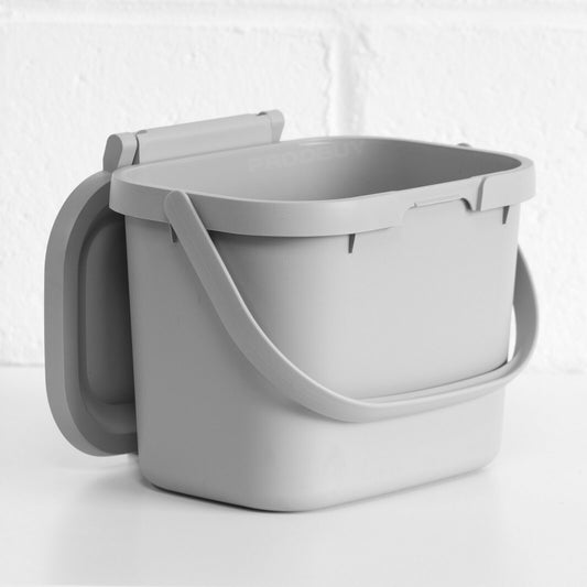 Addis 4 Litre Grey Food Waste Compost Caddy