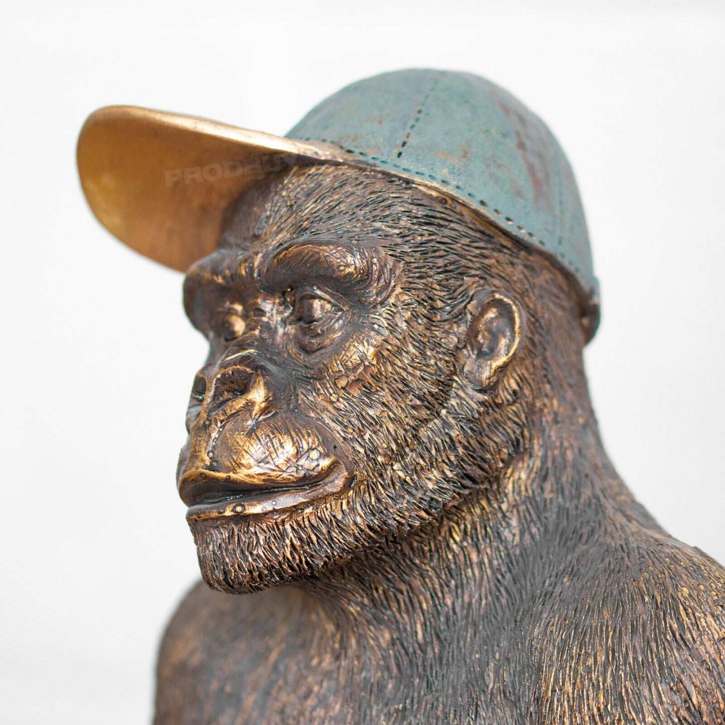 Sitting Gorilla with Baseball Cap Ornament