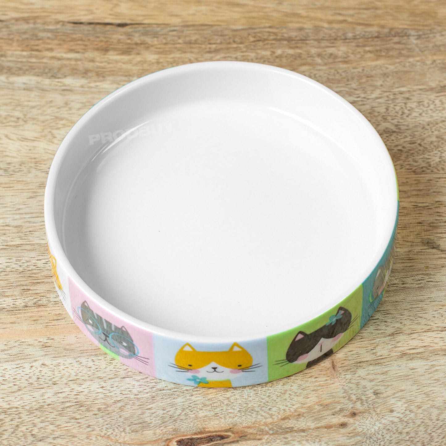 Cat Pawtraits Ceramic Pet Food Bowl