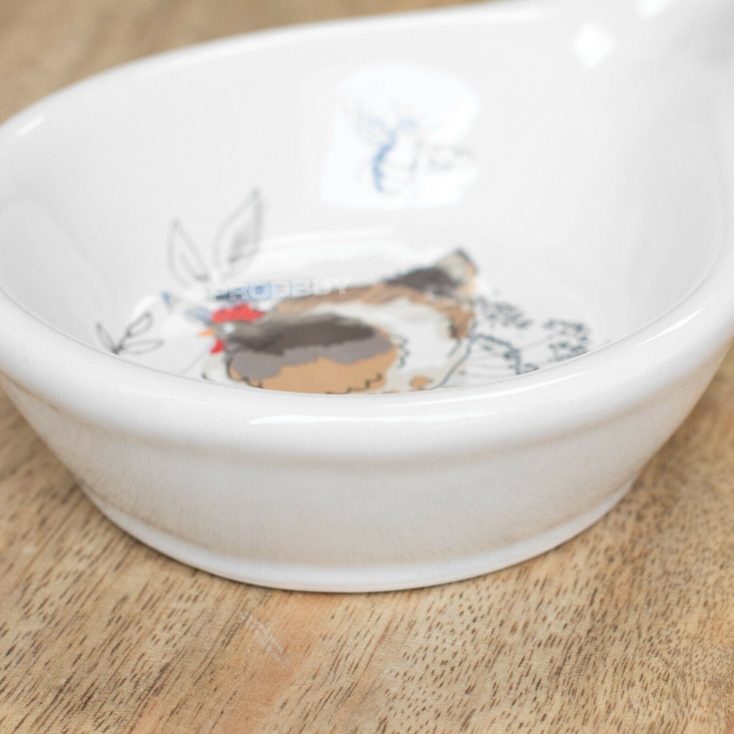 Country Hens Ceramic Spoon Rest 20cm