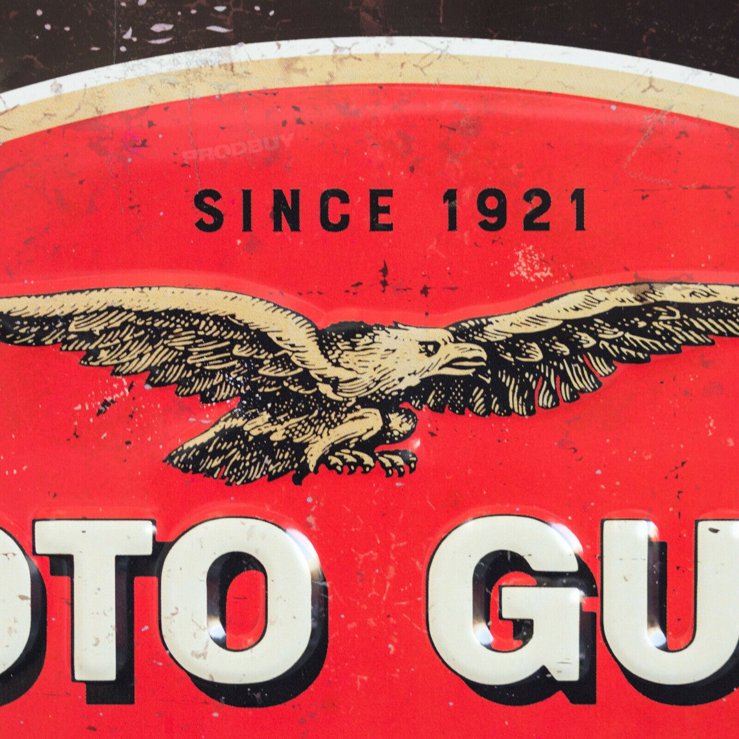 'Moto Guzzi Motorcycles' 30cm Metal Wall Sign