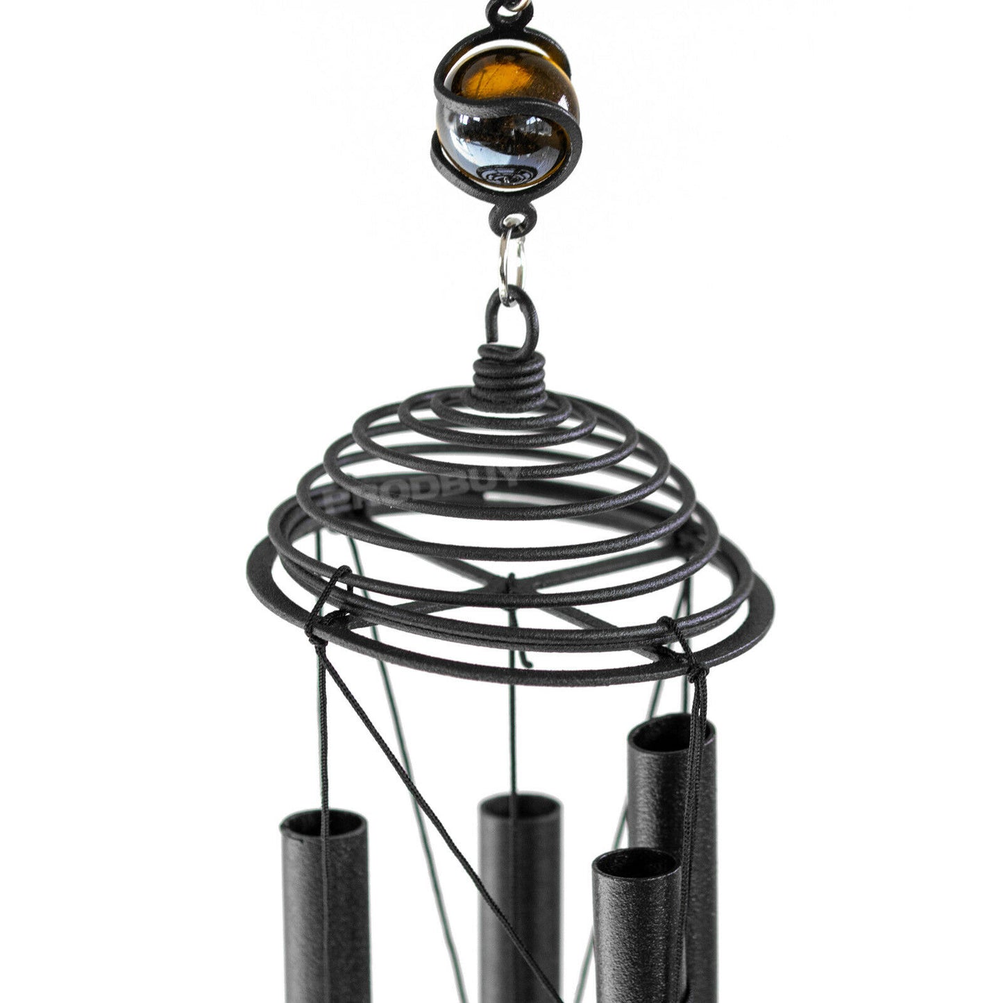 Black Silhouette Metal Wind Chimes Unique Outdoor Garden