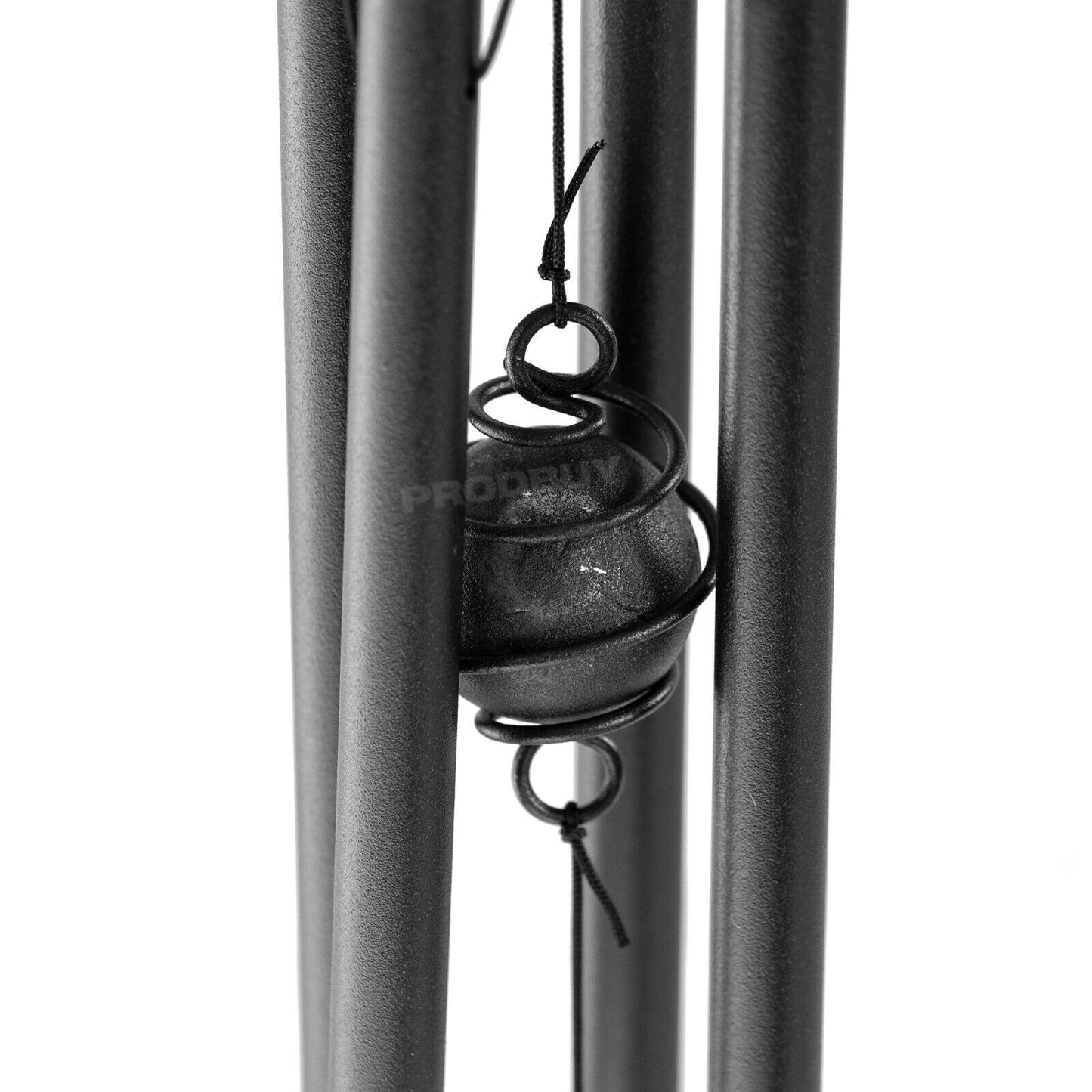Black Silhouette Metal Wind Chimes Unique Outdoor Garden