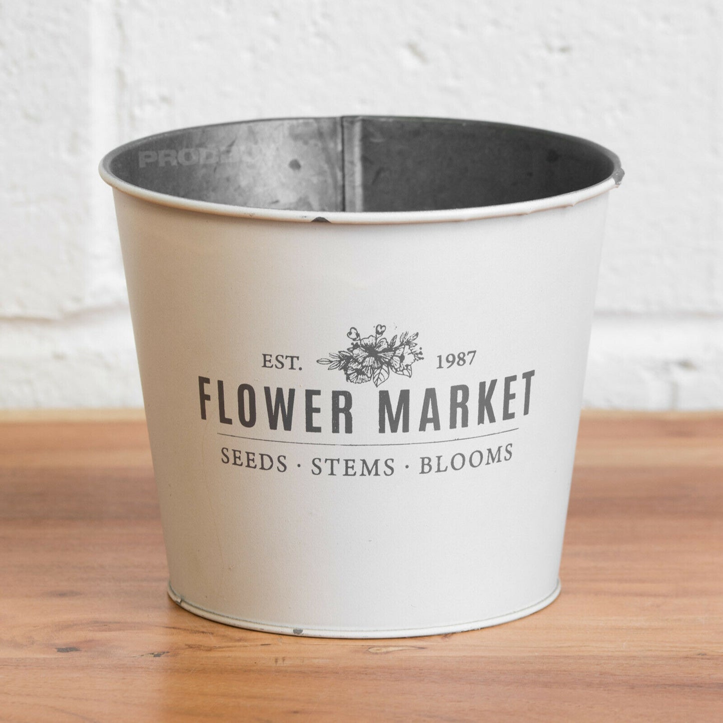 Flower Market Metal Indoor Outdoor Garden Plant Pot