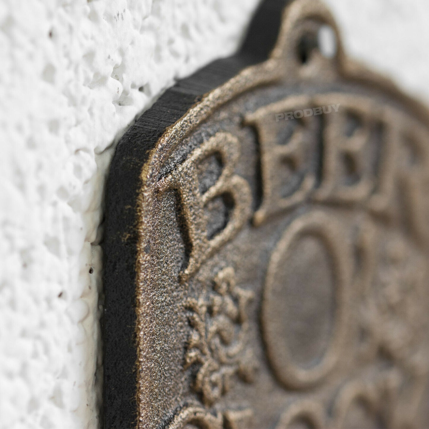 Cast Iron 'Beer O'Clock' Wall Mounted Bottle Opener