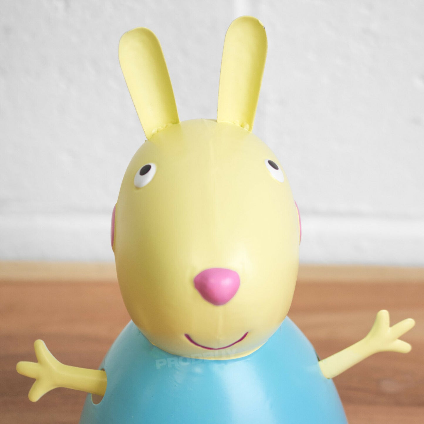 Cute 'Rebecca Rabbit' Ornament Metal Nodding Peppa Pig Figure