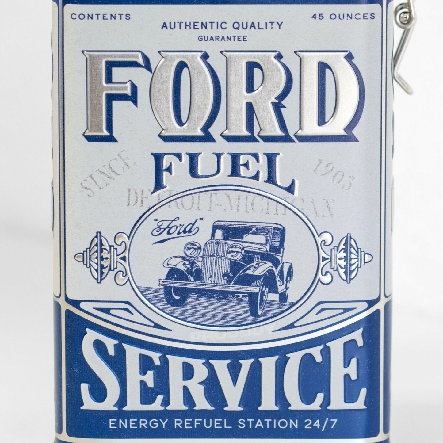 Ford Fuel Service Retro Clip Top 1.3 Litre Storage Tin
