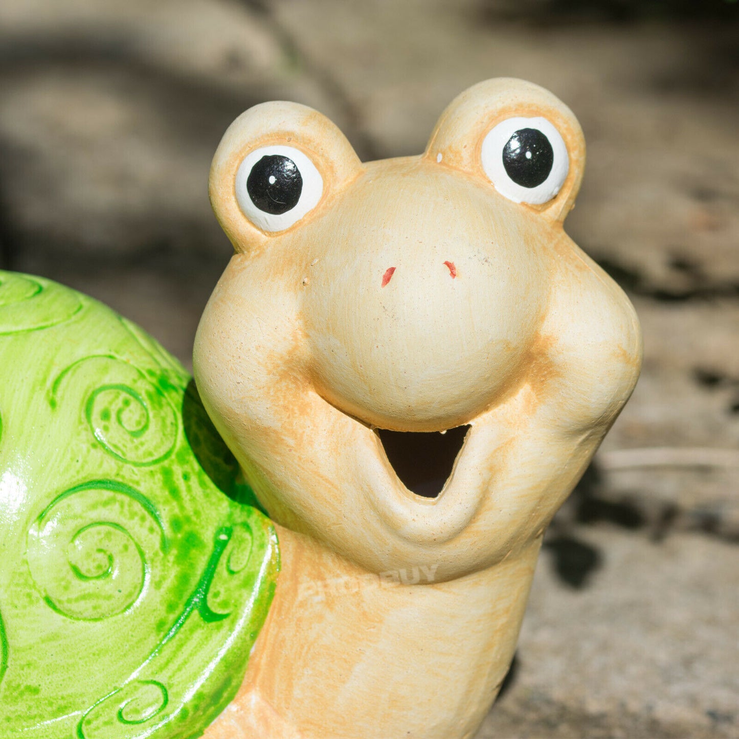 Happy Turtle 16cm Outdoor Garden Ornament