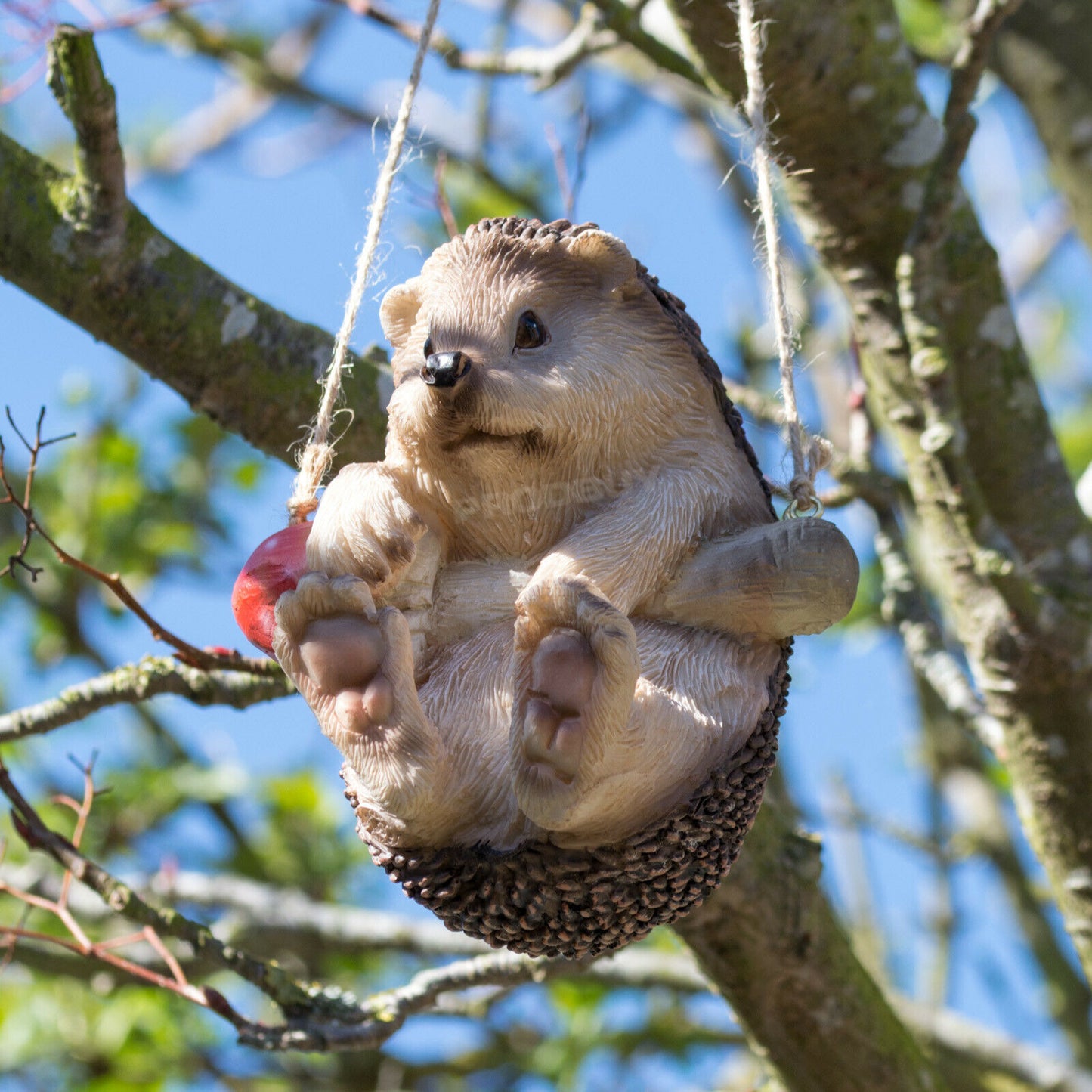 Hanging Hedgehog Garden Ornament