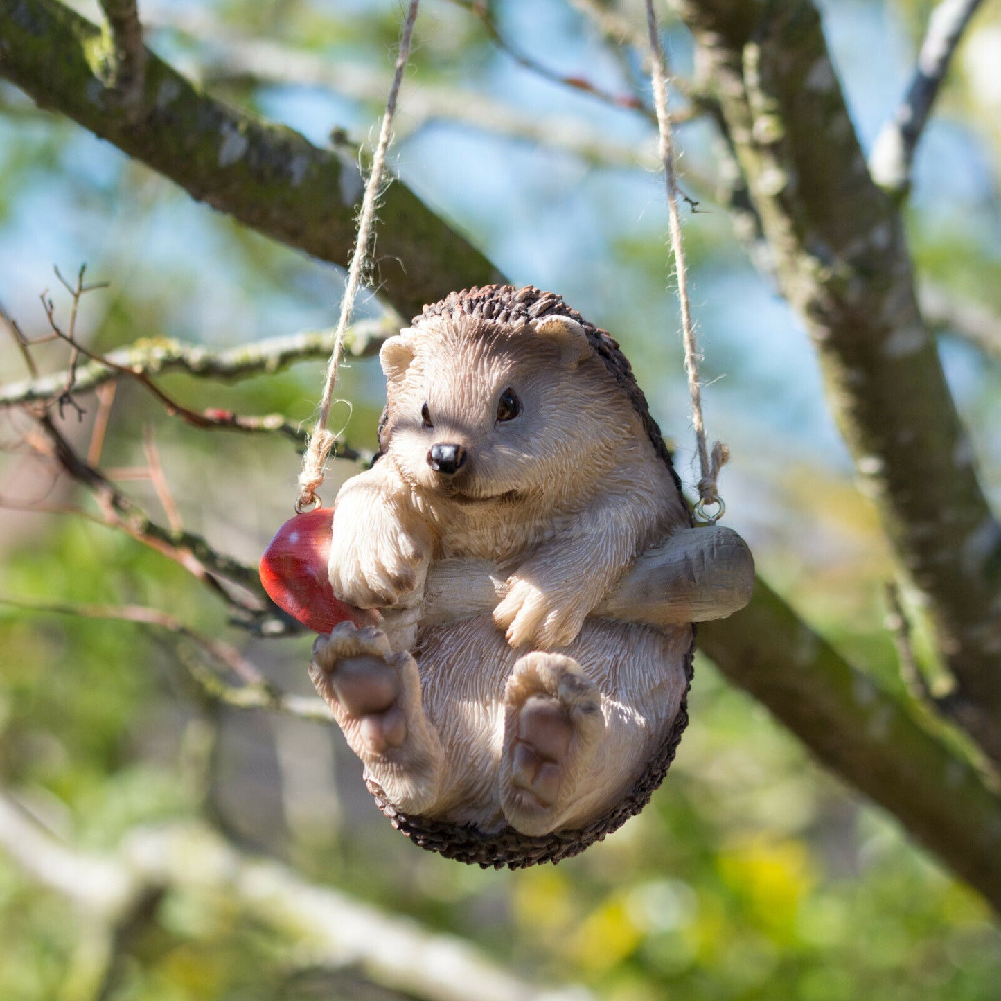 Hanging Hedgehog Garden Ornament