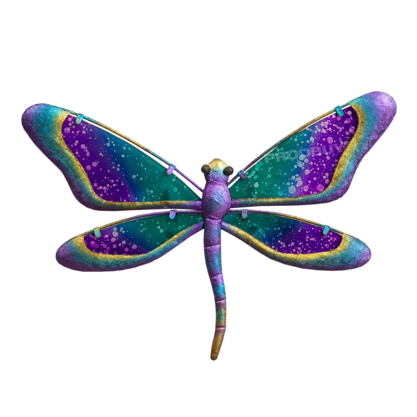 Dragonfly Metal Glass Wall Art