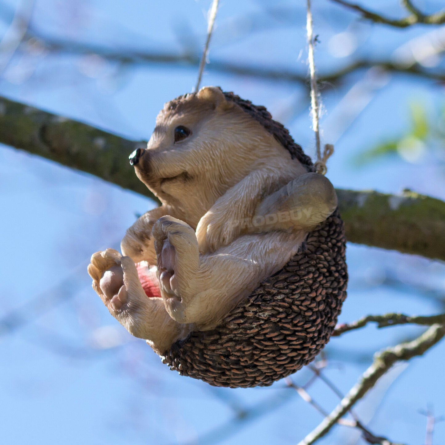 Hanging Hedgehog Garden Ornament