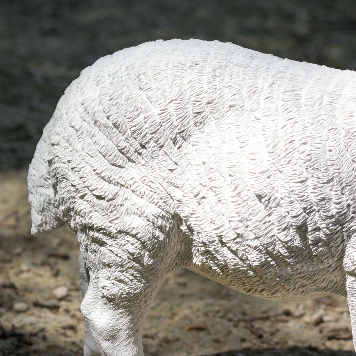 Large 34cm Resin Sheep Garden Ornament
