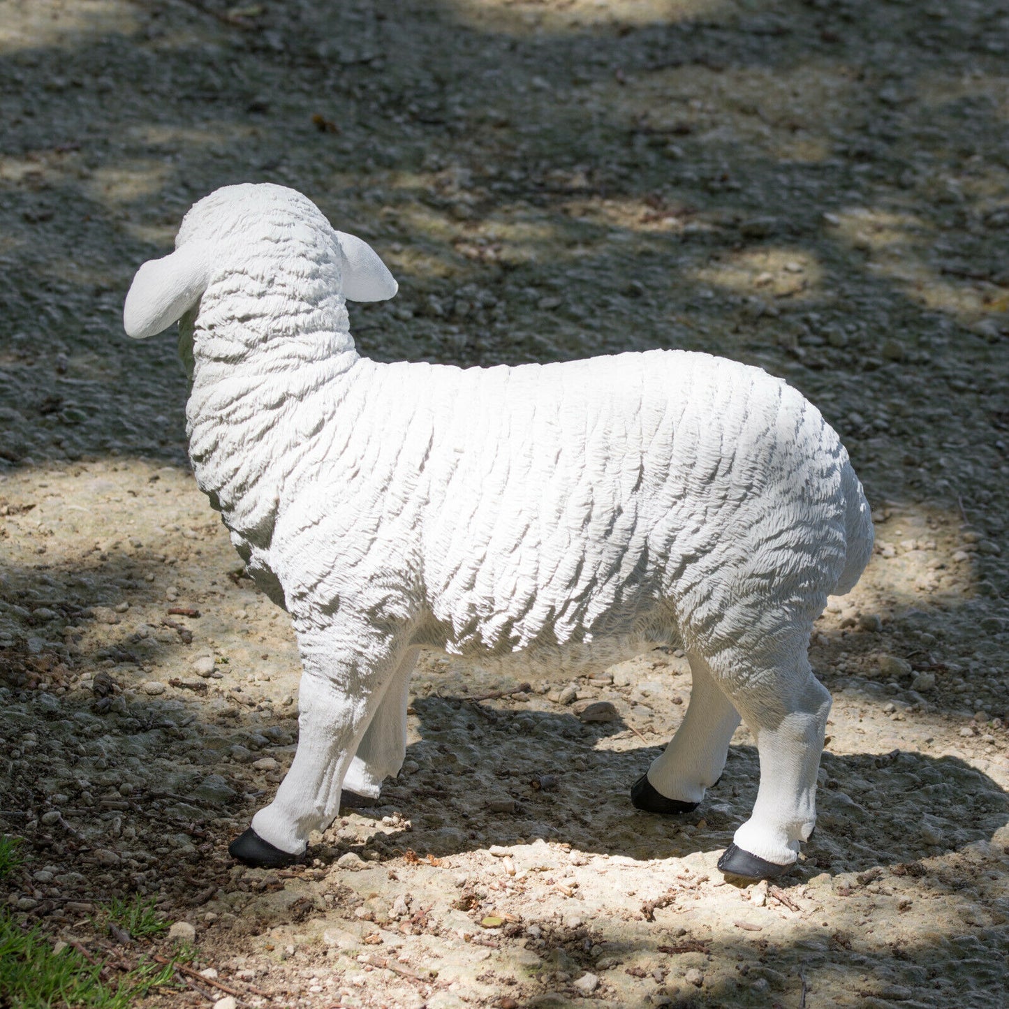 Large 34cm Resin Sheep Garden Ornament