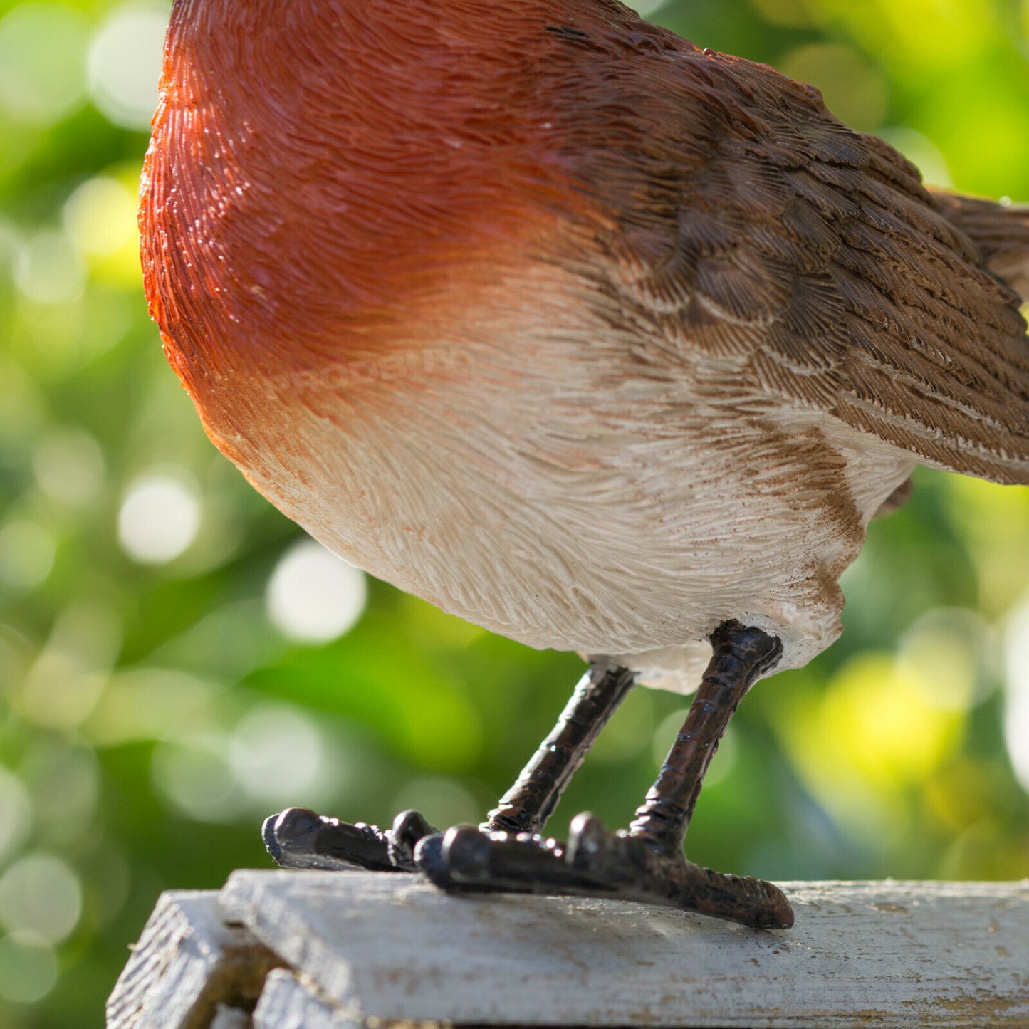 Small Red Robin Bird Garden Ornament