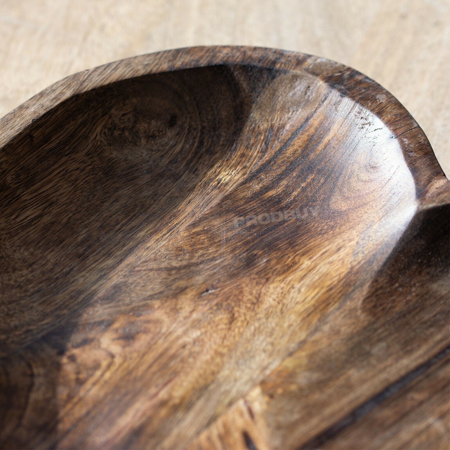 Mango Wooden Heart Shape Display Bowl